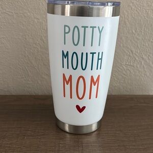 20 Ounce Stainless Steel Funny Potty Mouth Mom Tumbler Gift